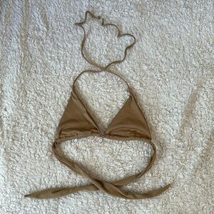 Tan bikini top